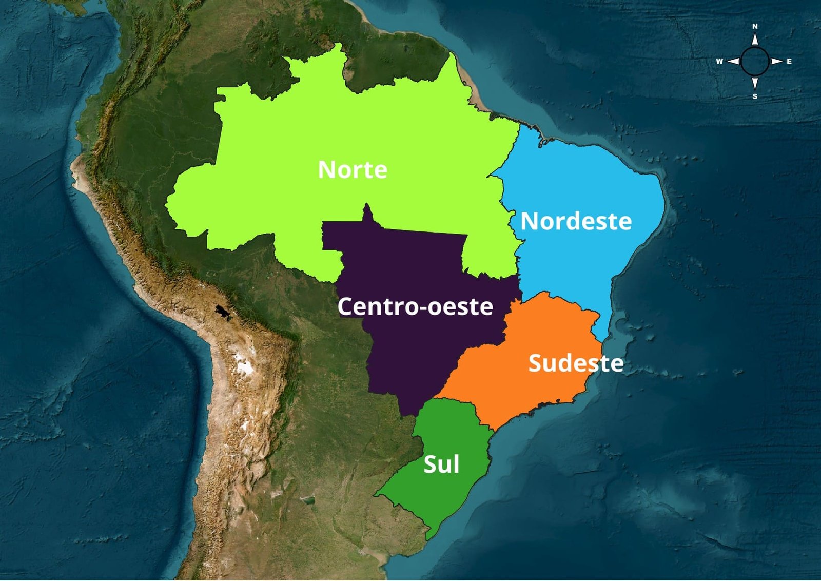 Grandes Regiões do Brasil 2026