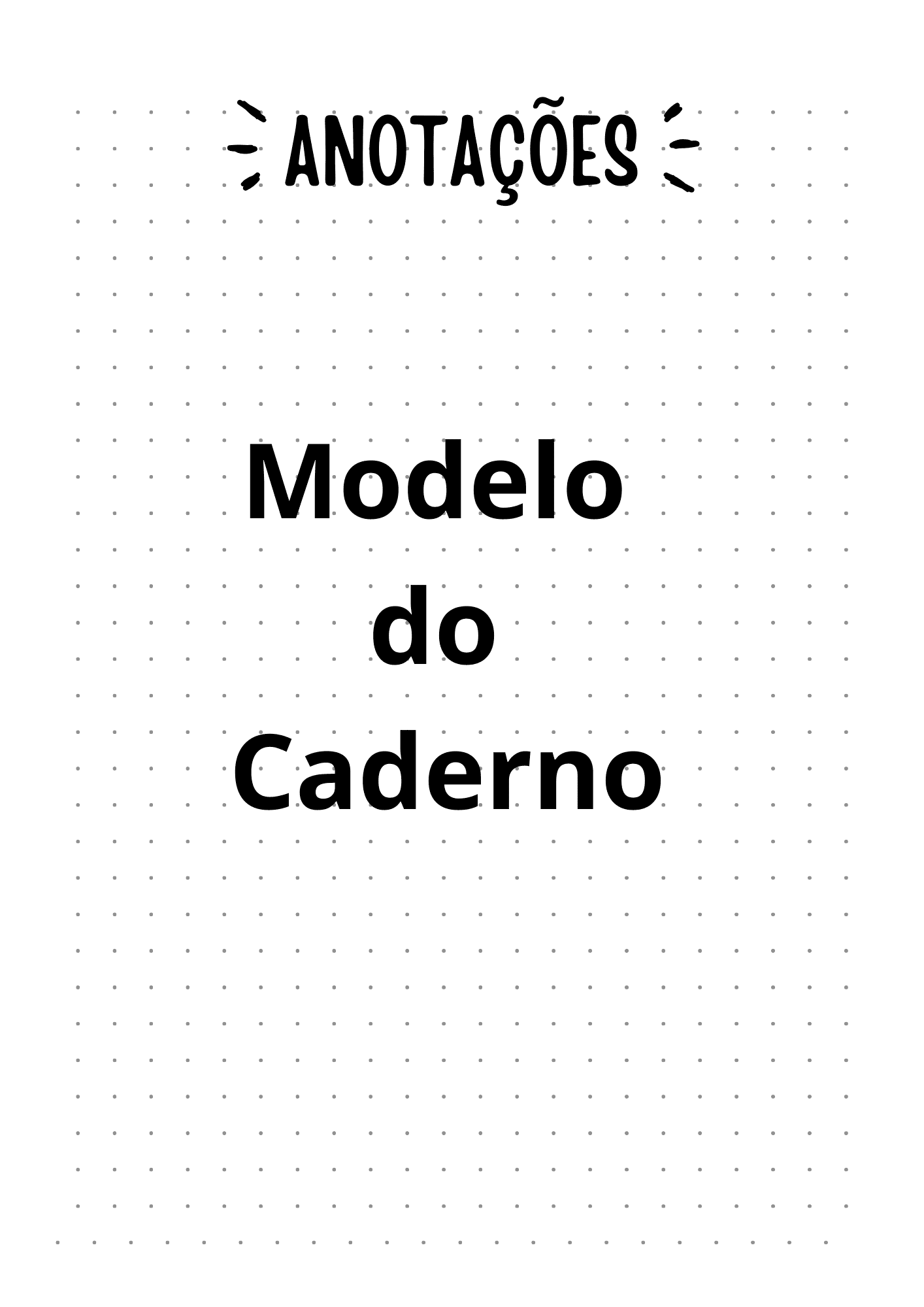 Folha de Anotações